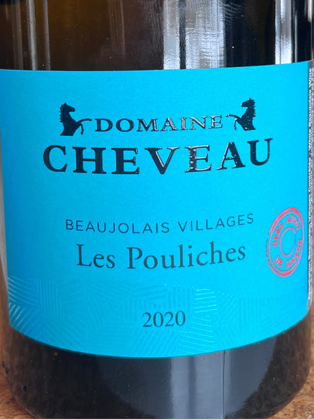 Domaine Cheveau "Les Pouliches" Beaujolais-Villages, 2020