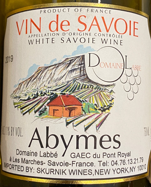 Labbe "Abymes" Vin de Savoie, 2021