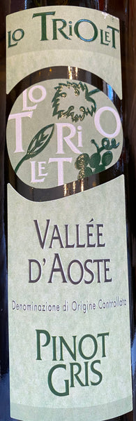 Lo Triolet Pinot Gris Vallee D'Aoste, 2020