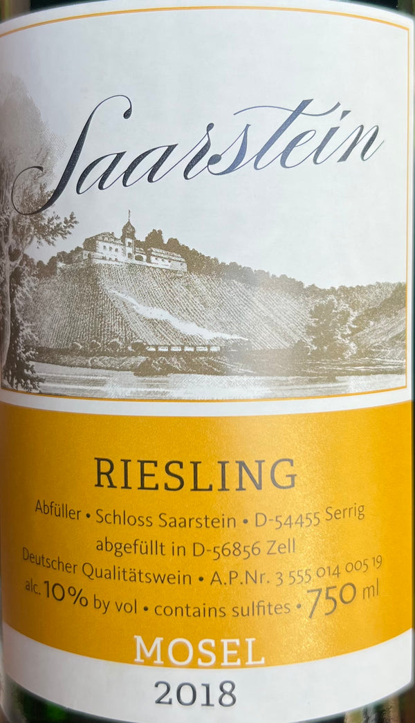 Schloss Saarstein Estate Bottled Riesling Mosel, 2018