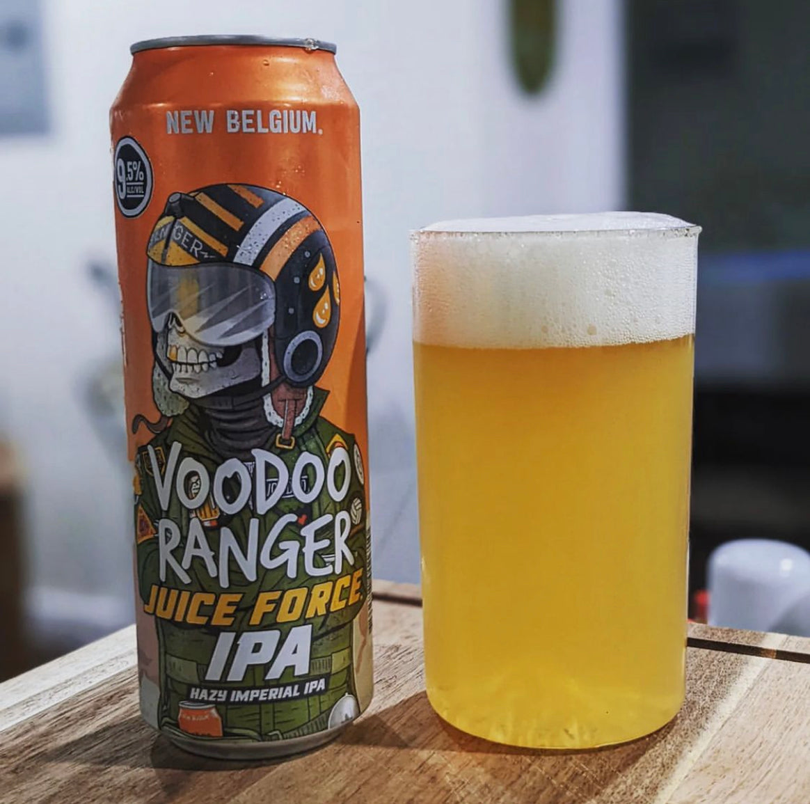 New Belgium Brewing "Voodoo Ranger Juice Force" DIPA The Wise Old Dog
