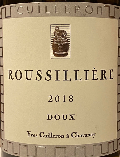 Yves Cuilleron Roussillière "Moût de Raisins"  Vin Blanc Liquoreux, 2018 (500ml)