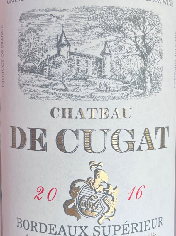 Chateau De Cugat Bordeaux Superieur, 2016