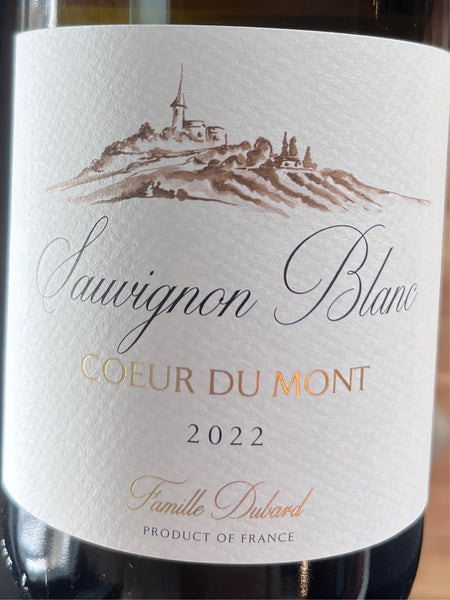 Famille Dubard "Coeur du Mont" Sauvignon Blanc, 2022