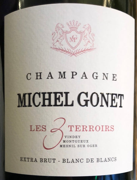 Michel Gonet "Les 3 Terroirs" Blanc de Blancs Champagne
