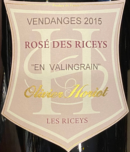 Olivier Horiot Rose des Riceys “En Valingrain”