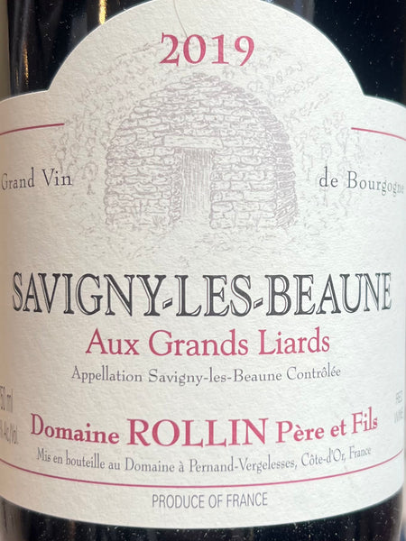 Domaine Rollin Pere et Fils "Aux Grands Liards" Savigny-les-Beaune, 2019
