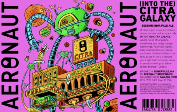 Aeronaut Brewing "(Into The) Citra Galaxy" India Session Ale