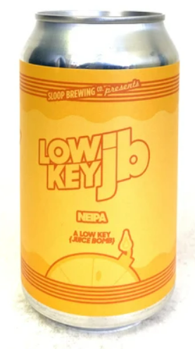 Sloop Brewing "Low Key JB" NE IPA
