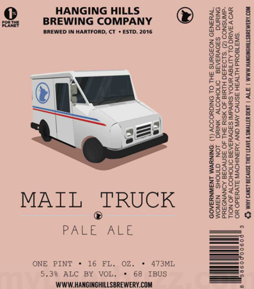 Hanging Hills Brewing "Mailtruck" American Pale Ale