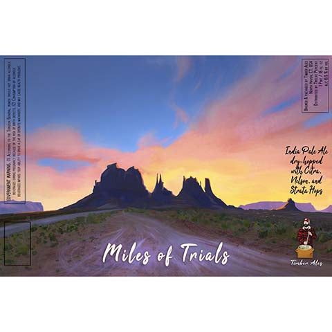 Timber Ales "Miles of Trials: Strata, Citra, Nelson" NEIPA