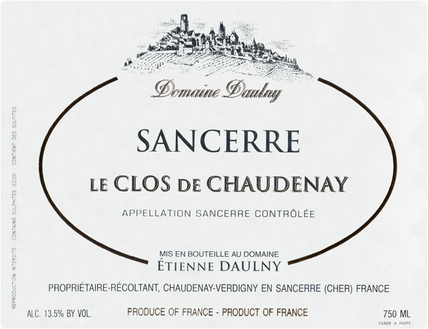 Domaine Daulny 'Clos de Chaudenay' Sancerre, 2019