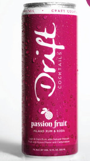 Drift Cocktails Passionfruit Rum & Soda 4pk