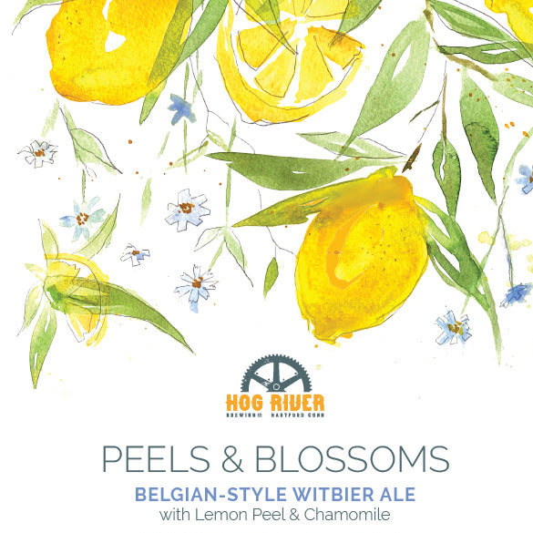 Hog River Brewing “Peels & Blossoms” Belgian-Style Witbier