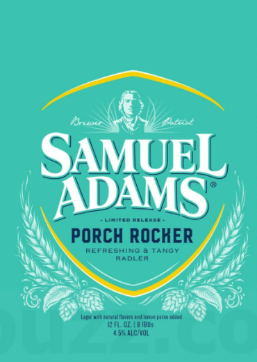 Samuel Adams Brewing "Porch Rocker" Lemon Radler