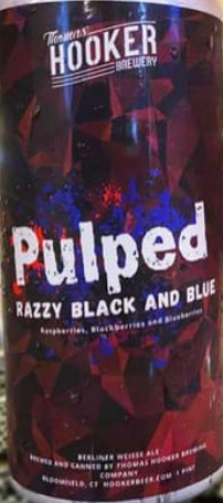 Thomas Hooker Brewing "Pulped Razzy Black And Blue" Fruited Sour