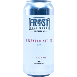 Frost Beer Works "Research Series" IPA