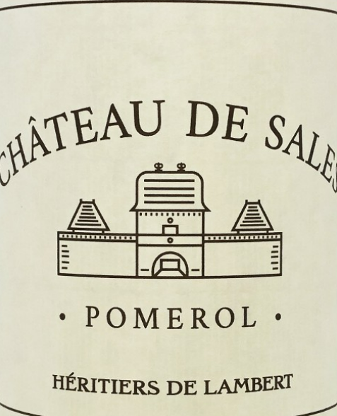 Chateau de Sales Pomerol Bordeaux, 2019