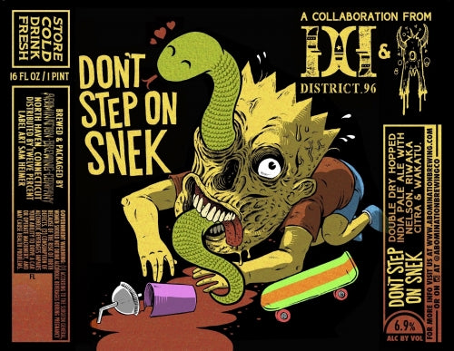 Abomination Brewing w/ District96 "Don't Step on Snek" DDH IPA