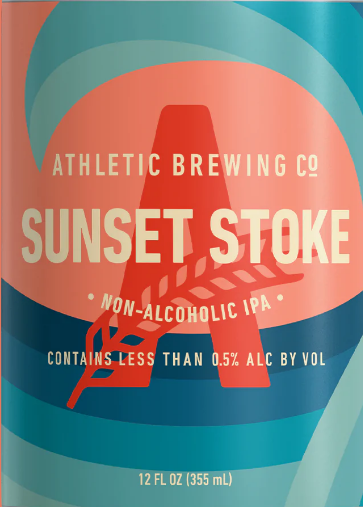 Athletic Brewing "Sunset Stoke" Red IPA N/A