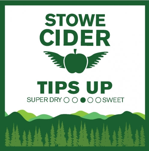 Stowe Cider "Tips Up" Semi-Dry Hard Cider
