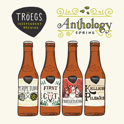 Troegs Independent Brewing "Anthology Spring" Variety Pack Bottles