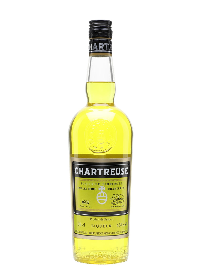 Chartreuse Jaune Tarragone 1973-1985, ChartreuseOne scuffed label. One  slightly creased label
