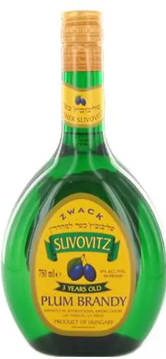 ZWACK Slivovitz 3 Year Plum Brandy